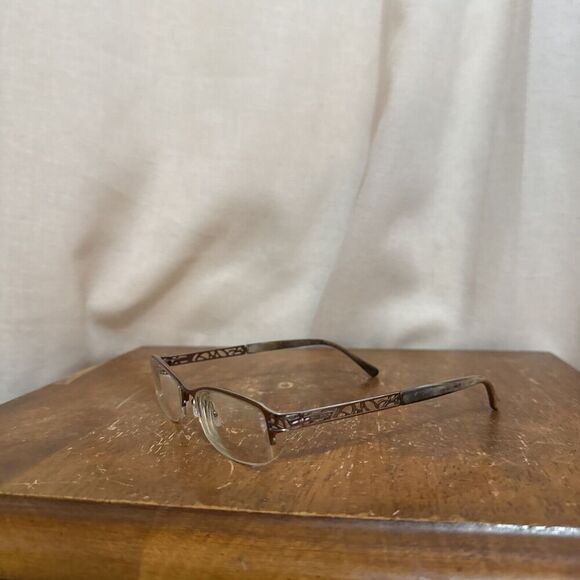 Guess Womens Metal Frames Eyeglasses Vintage Neutral Ornate Sunglasses Boho Thin - Picture 1 of 7